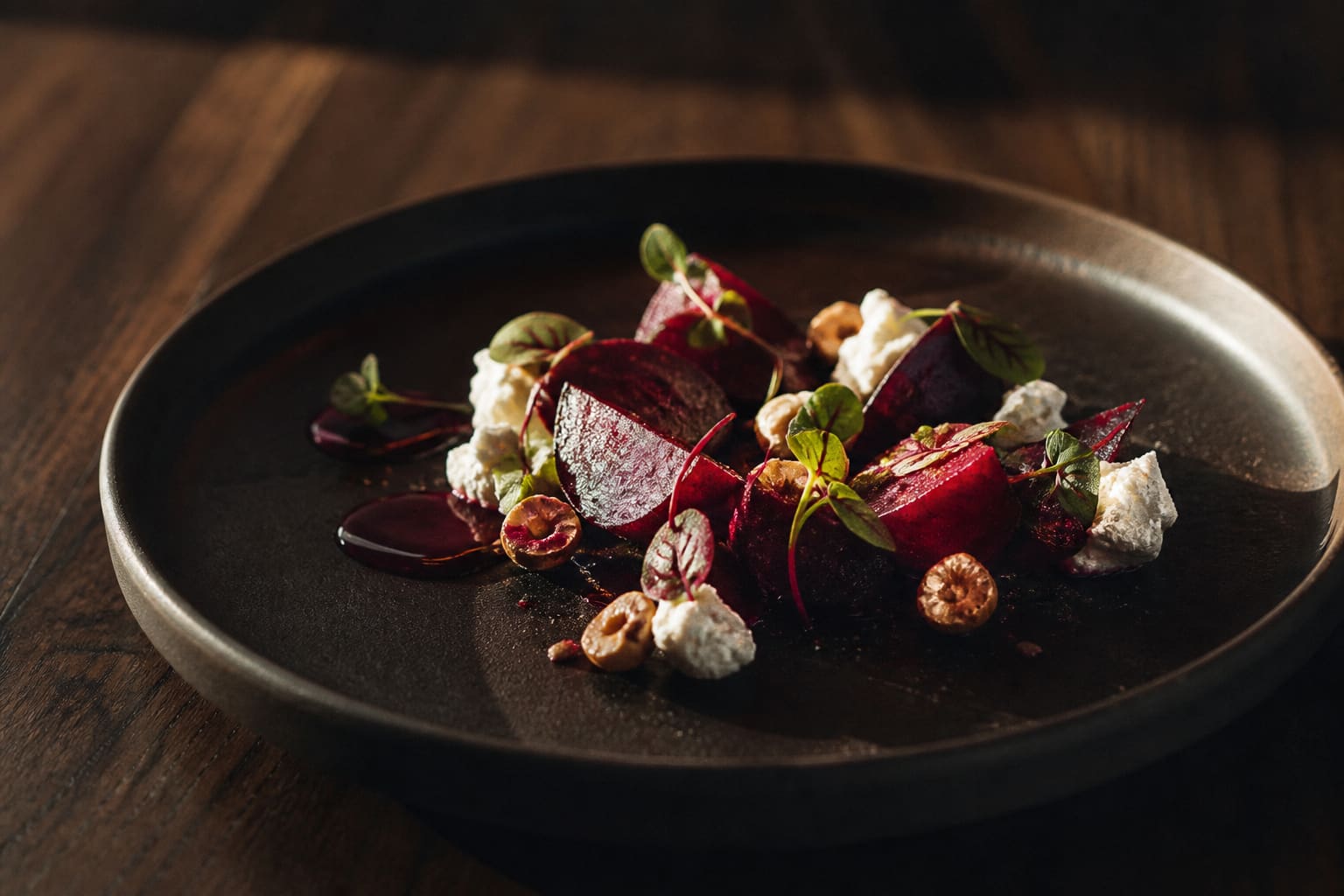 Betterave rôtie, plat signature
